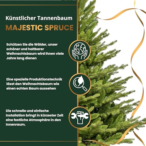 TreesHouse Premium künstlicher Weihnachtsbaum (Fichte) - 7