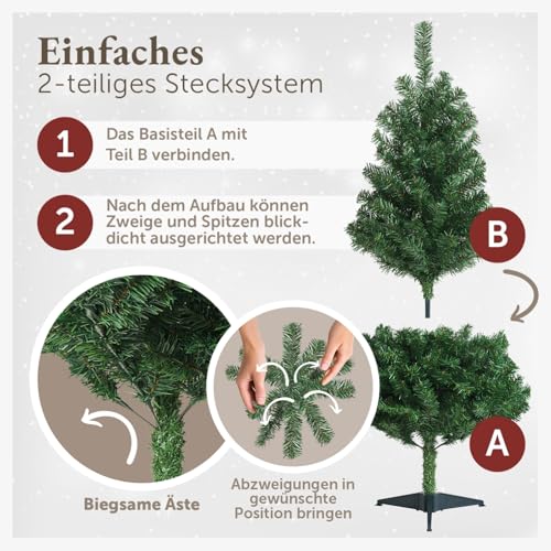 Blumtal künstlicher Weihnachtsbaum 120cm - 4