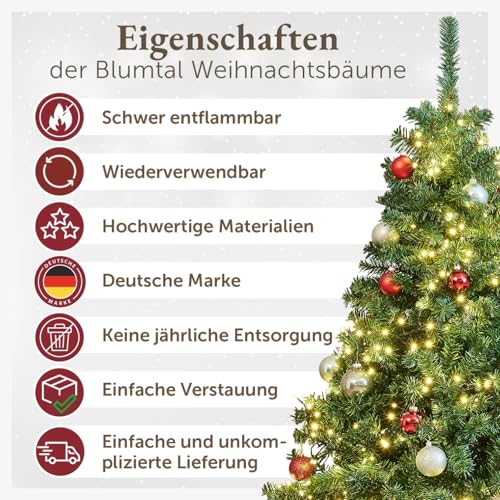 Blumtal künstlicher Weihnachtsbaum 120cm - 7