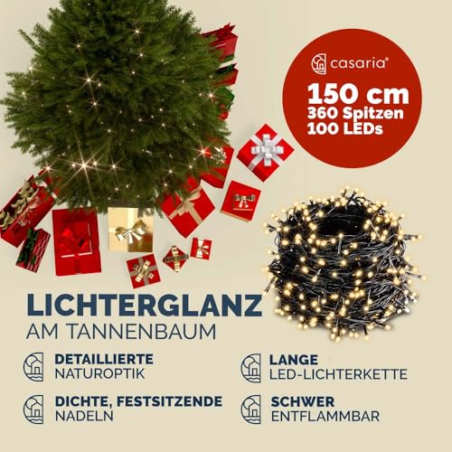 Casaria künstlicher Weihnachtsbaum mit LED-Lichterkette - 7