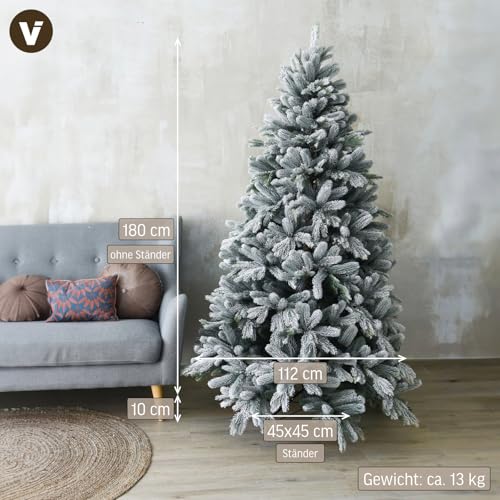 Vivanno künstlicher Weihnachtsbaum mit Schnee - 3