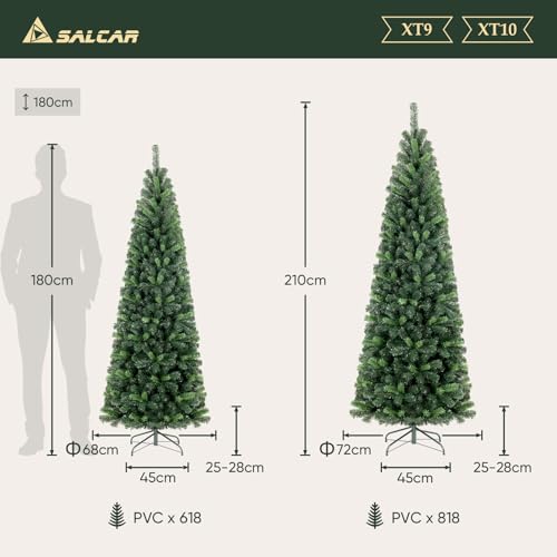 Salcar schmaler künstlicher Weihnachtsbaum (Slim) - 6