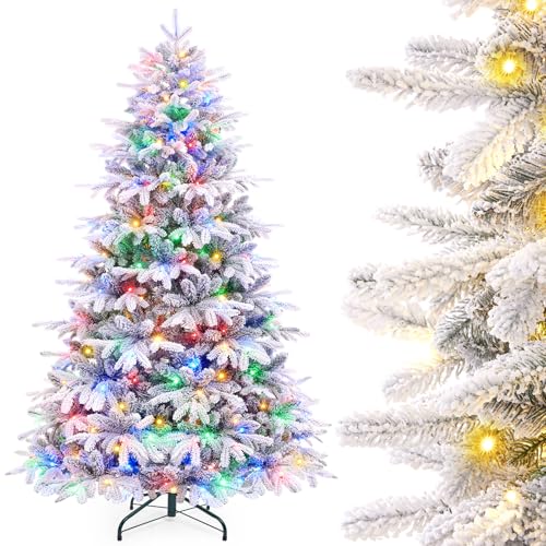 Yorbay künstlicher Weihnachtsbaum mit bunter LED-Beleuchtung - 9