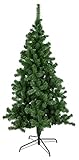 artplants.de Künstlicher Weihnachtsbaum Houston, grün, 150cm, Ø 100cm - X-Mas Kunsttanne - Kunsttanne