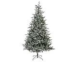 Lumineo Weihnachtsbaum, Grau/Weiß, Durchmesser 152,00 - H 240,00 cm