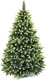 AmeliaHome Künstlicher Weihnachtsbaum 180 cm Tannenbaum Christbaum Kiefer PVC Weihnachtsdeko Klaus