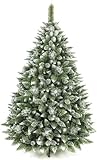 Künstlicher Weihnachtsbaum 220 cm Tannenbaum Christbaum Kiefer PVC Weihnachtsdeko AmeliaHome Lemmy